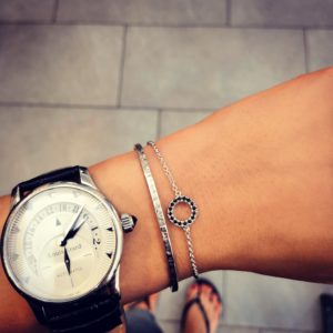 Bracelet spinel et rigide
